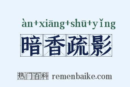 暗香疏影是什么意思的图片